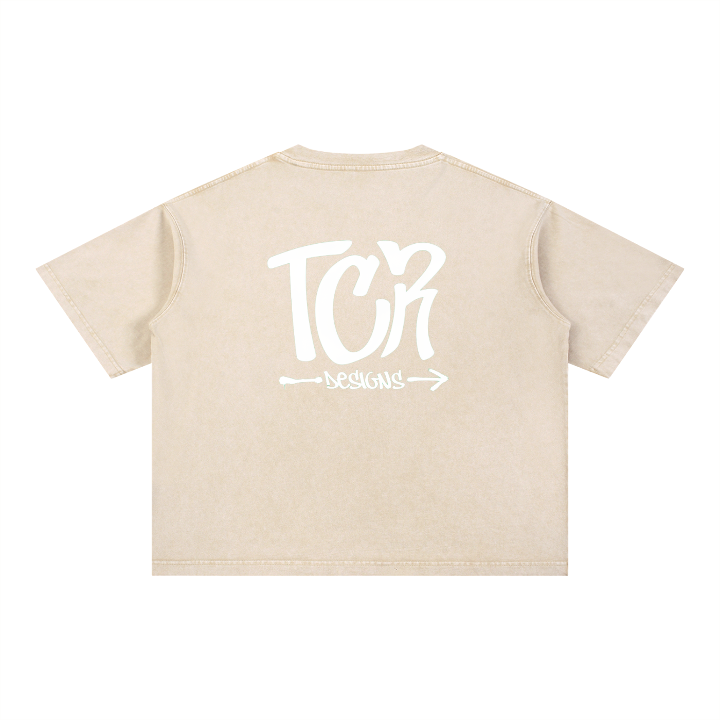 Mineral Wash Boxy Cotton T-Shirt