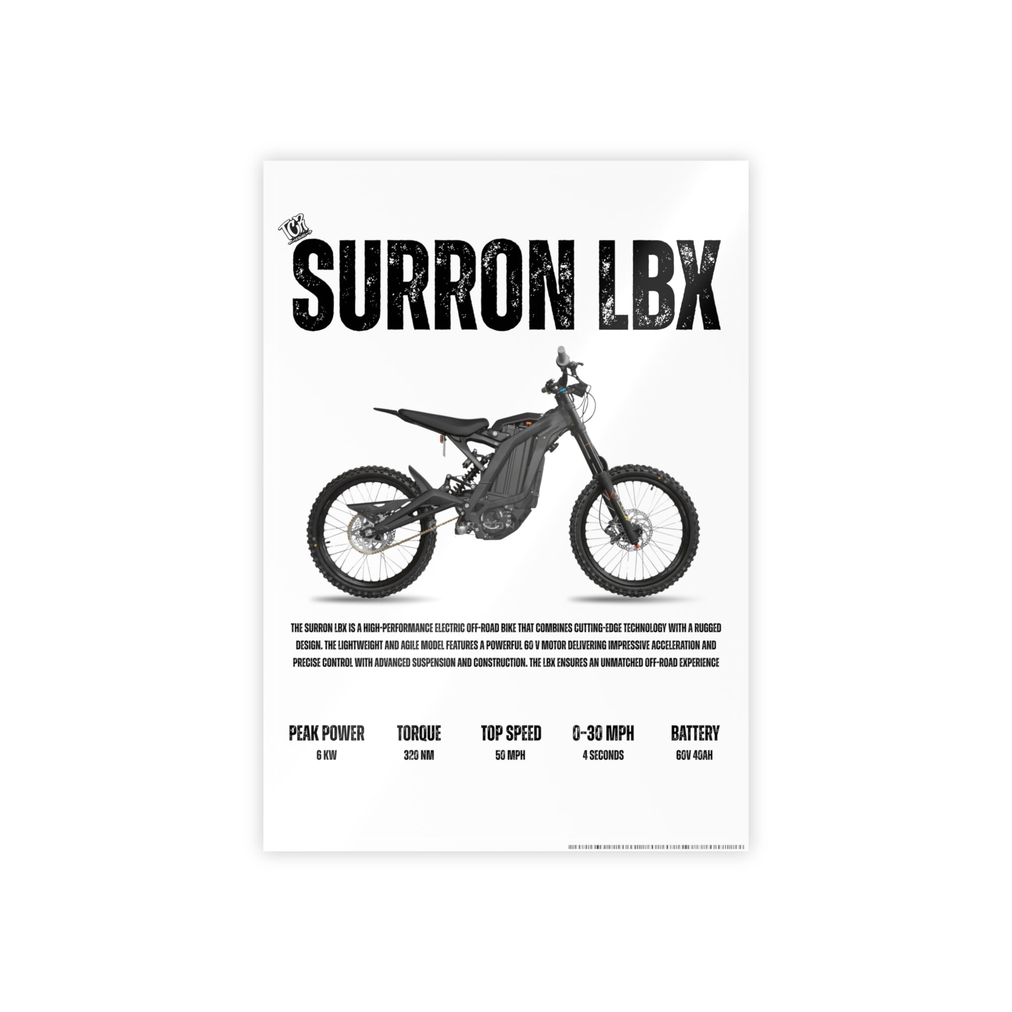 Surron LBX Gloss Poster